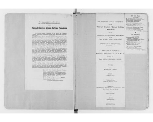 NAWSA 50th Anniversary: “The Most Momentous Reform That Has Yet Been Launched on the World” (Feb. 1898)